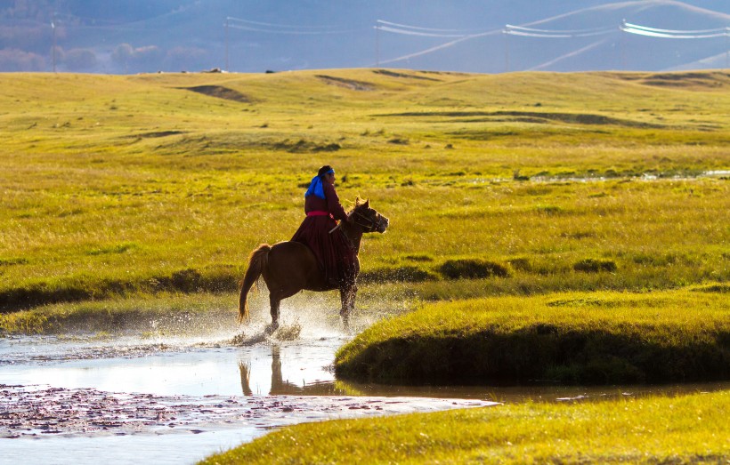 内蒙古自治区乌兰布统秋季风景图片
