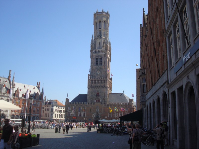 比利时布鲁日古城建筑风景图片
