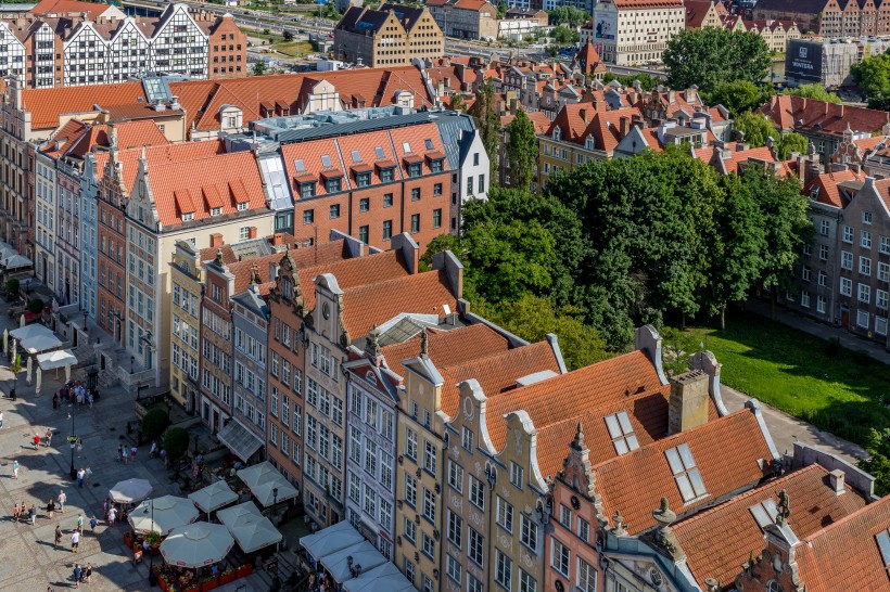 欧洲波兰格但斯克建筑风景图片