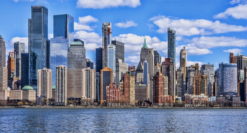 美国纽约曼哈顿建筑风景图片
