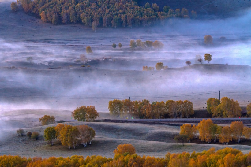 内蒙古乌兰布统敖包吐自然风景图片