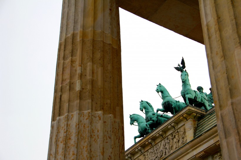 德国柏林勃兰登堡门建筑风景图片