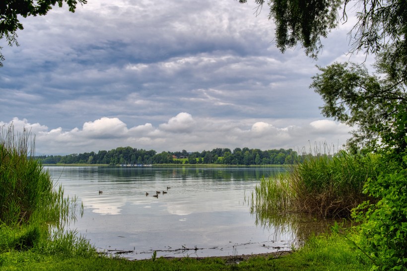 德国基姆湖自然风景图片
