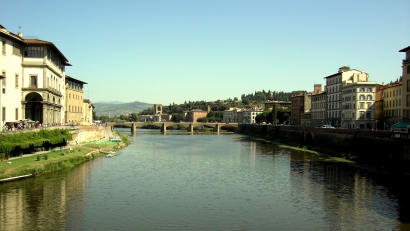 意大利佛罗伦萨阿诺河风景图片