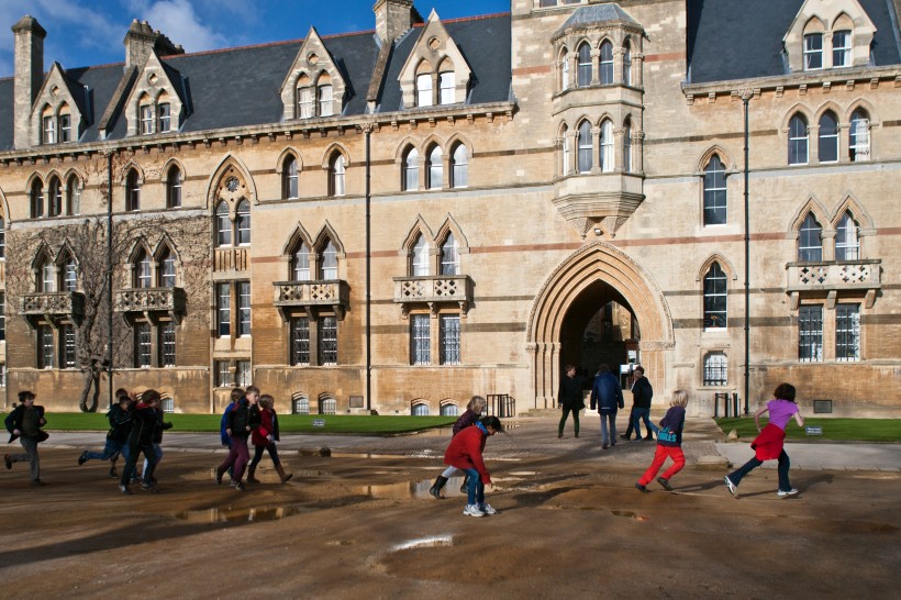 英国牛津大学建筑风景图片