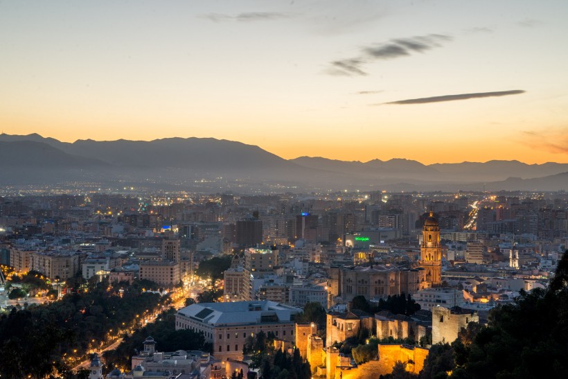 西班牙马拉加城市图片