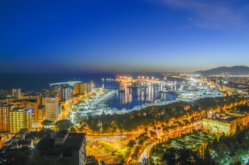 西班牙马拉加城市图片