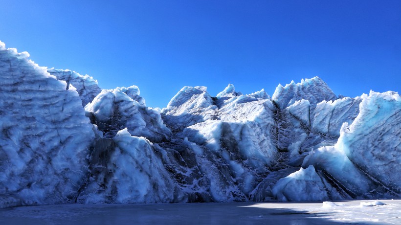 西藏措嘉冰川风景图片