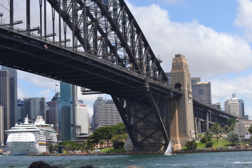 澳大利亚悉尼单孔大桥风景图片
