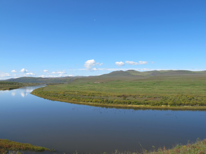 内蒙古呼伦贝尔大草原秀丽风景图片