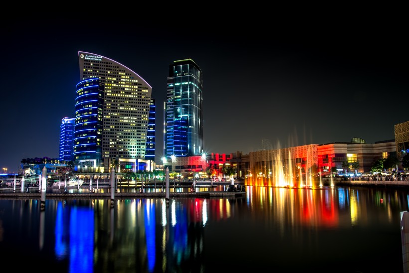 迪拜城市风景图片