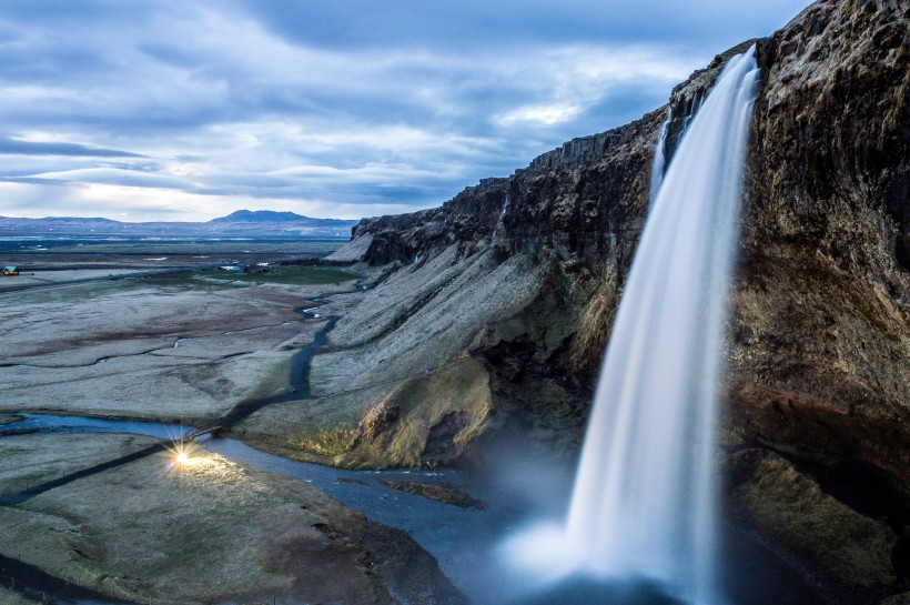 冰岛共和国塞里雅兰瀑布图片