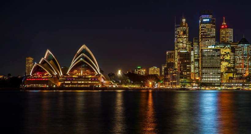 澳大利亚悉尼夜景风景图片