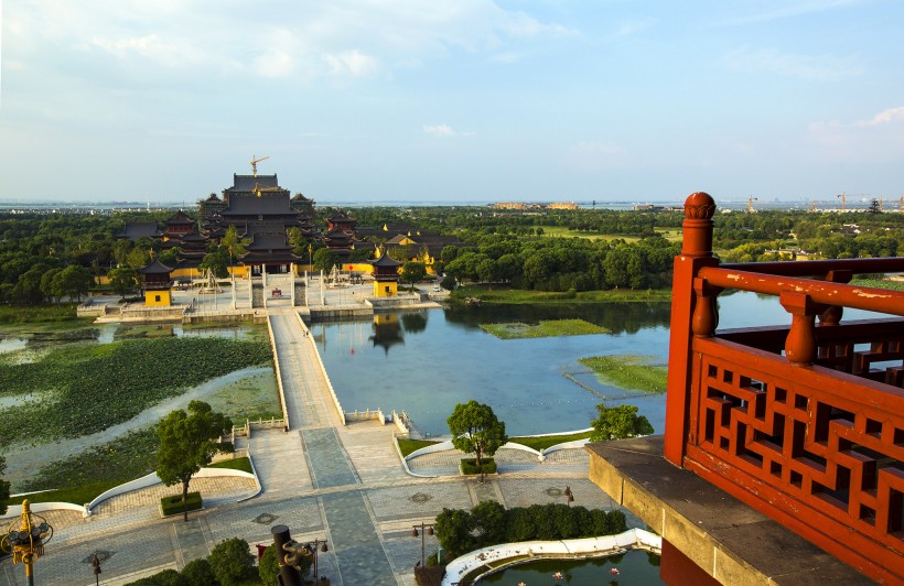 江苏苏州重元寺风景桌面壁纸