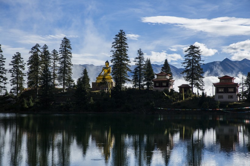 四川措卡湖风景图片