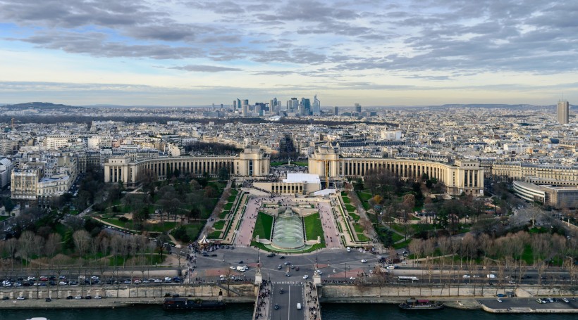 法国巴黎城市风景图片