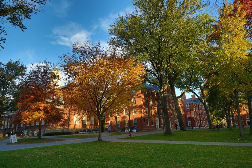美国哈佛大学校园风景图片