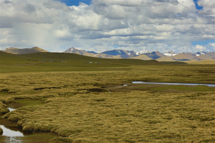 西藏班戈草原风景图片
