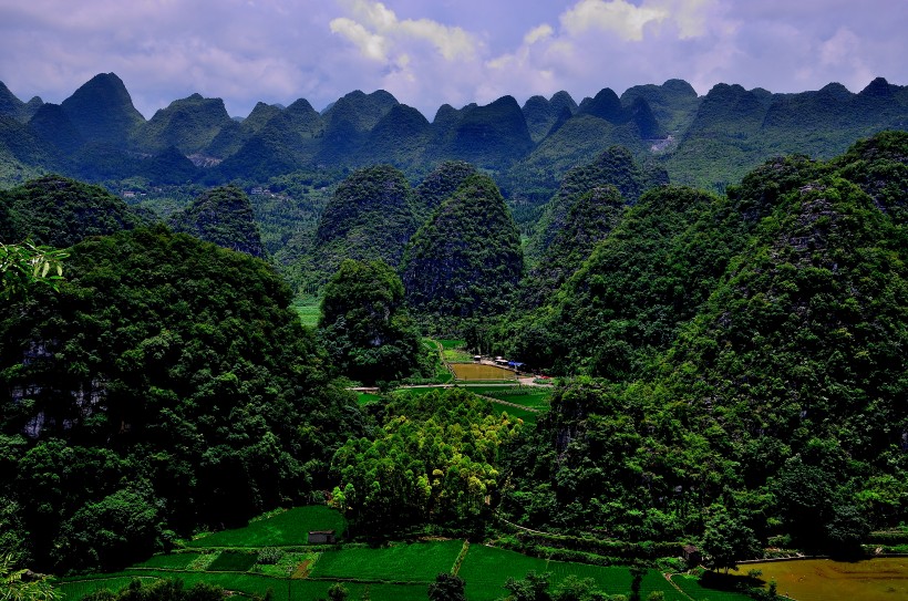 贵州万峰林风景图片