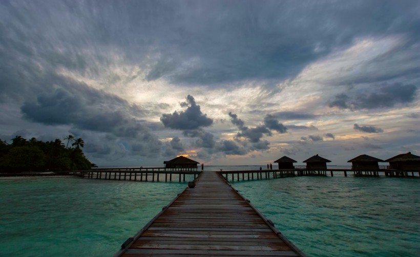 马尔代夫曼德芙仕岛风景图片