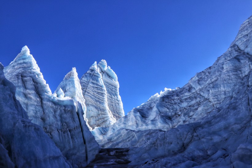 西藏措嘉冰川风景图片