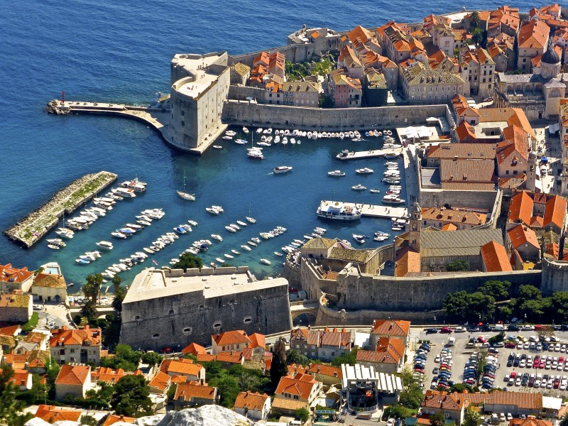 克罗地亚共和国杜布罗夫尼克城市风景图片