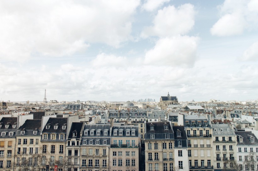 法国巴黎城市风景图片