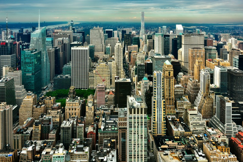 美国纽约曼哈顿风景图片