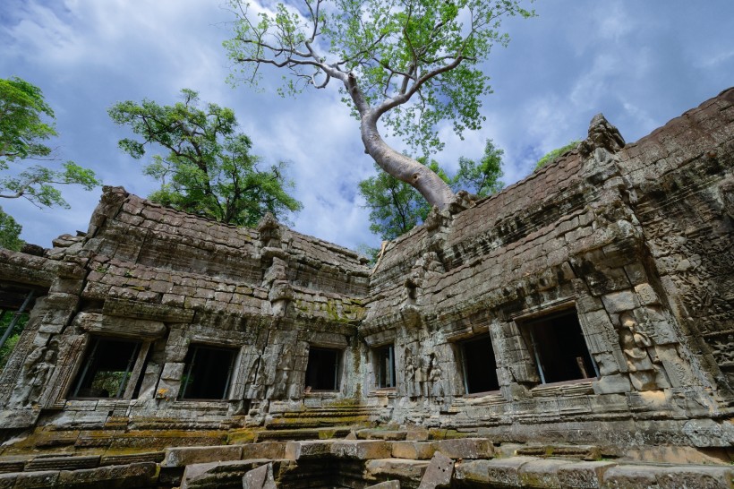 柬埔寨塔布隆寺风景图片