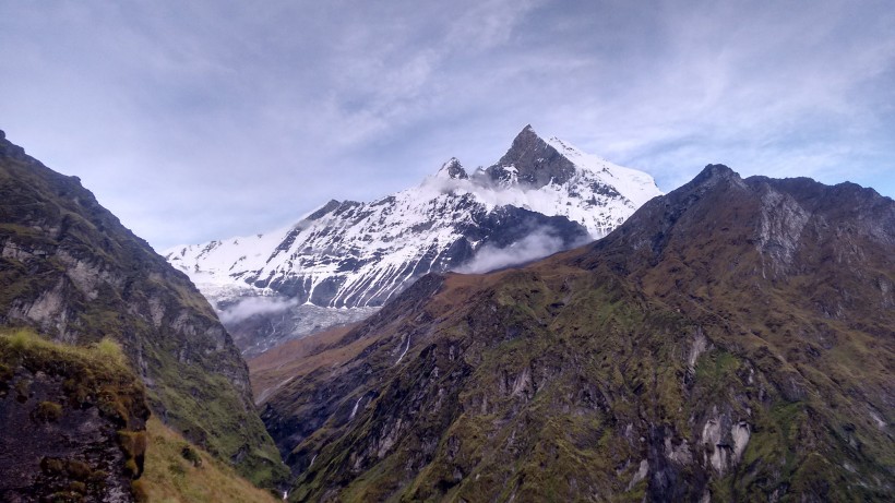 尼泊尔喜马拉雅山自然风景图片