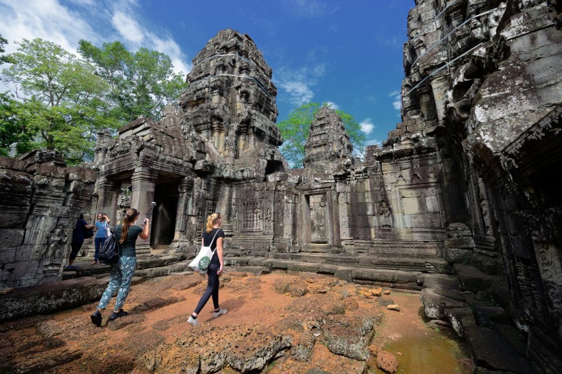 柬埔寨斑黛喀蒂寺风景图片