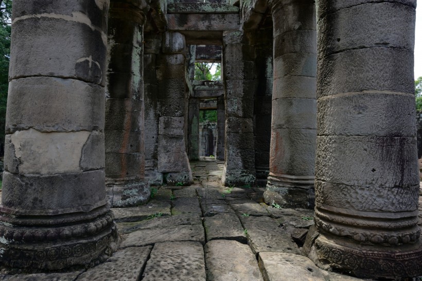 柬埔寨圣剑寺风景图片