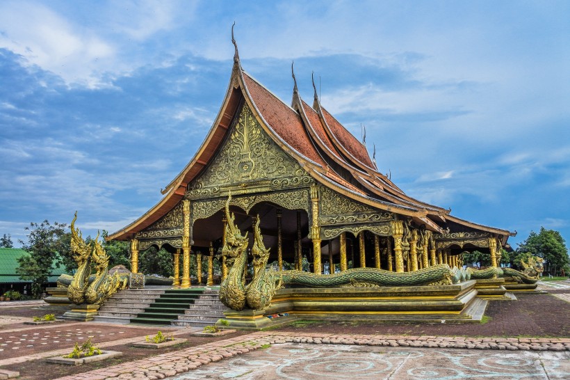 泰国寺庙建筑风景图片