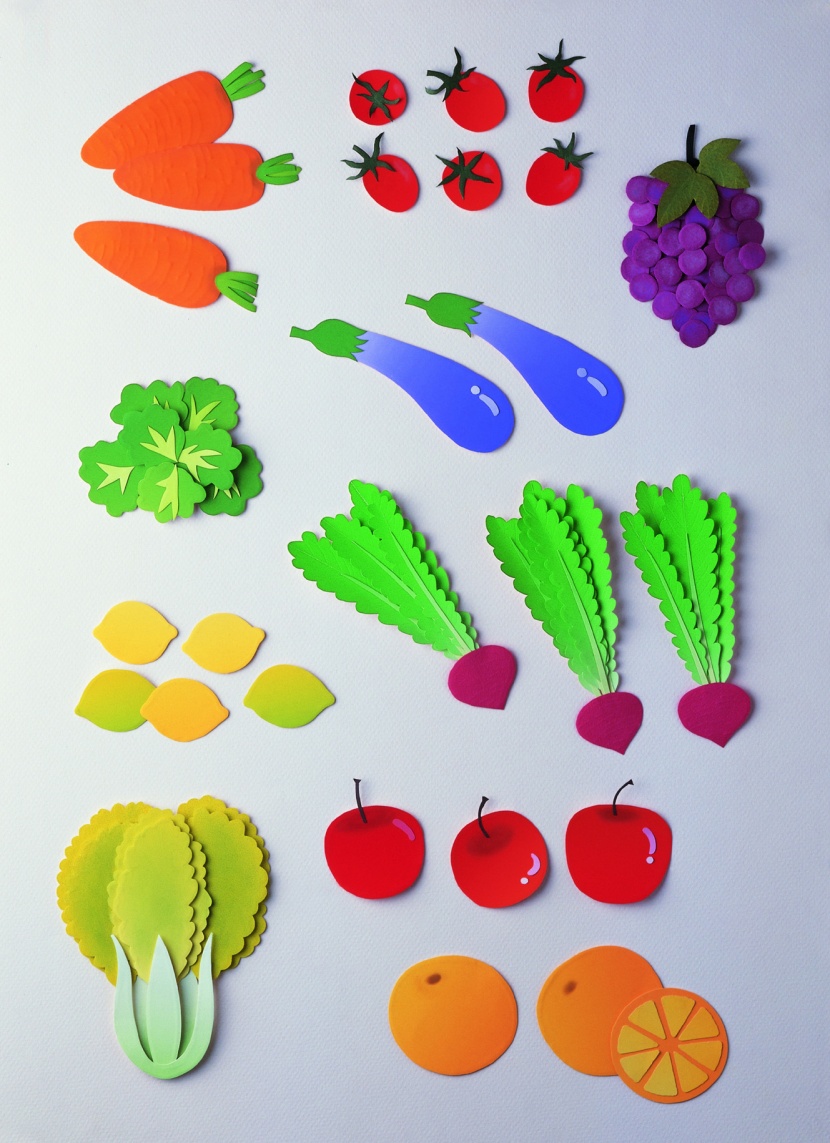 蔬菜纸雕图片
