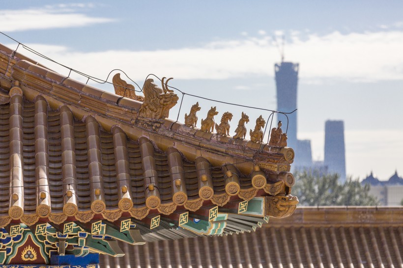 北京故宫五脊六兽图片