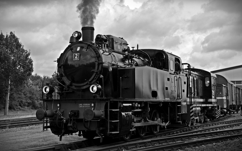 古老的蒸汽火车图片