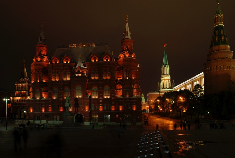 莫斯科红场上的教堂图片