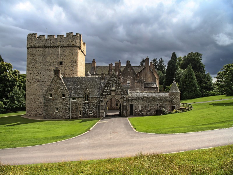 英国阿伯丁的城堡图片