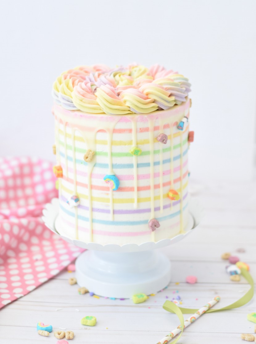 彩色的生日蛋糕图片
