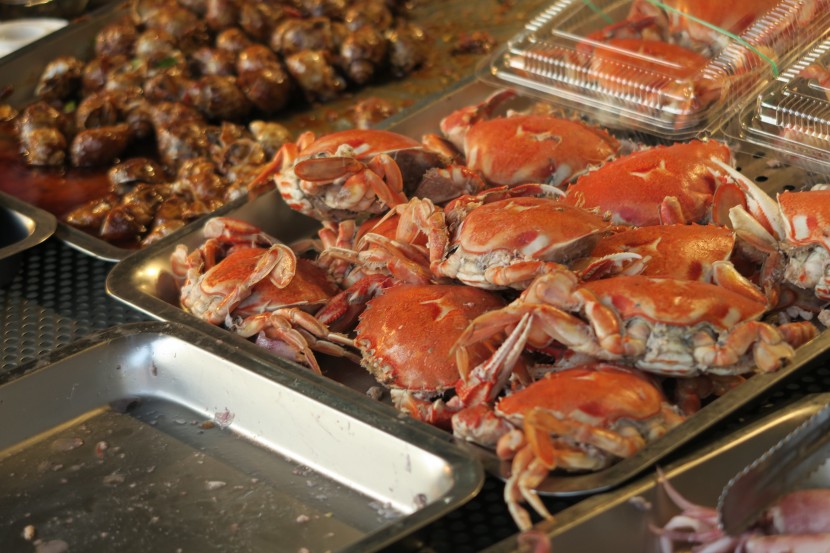 美味的螃蟹料理图片