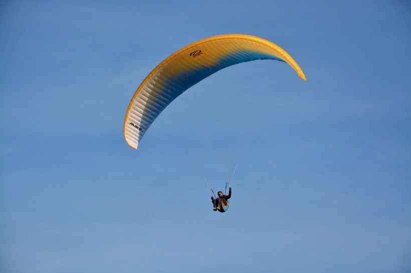 惊险刺激的滑翔伞运动图片