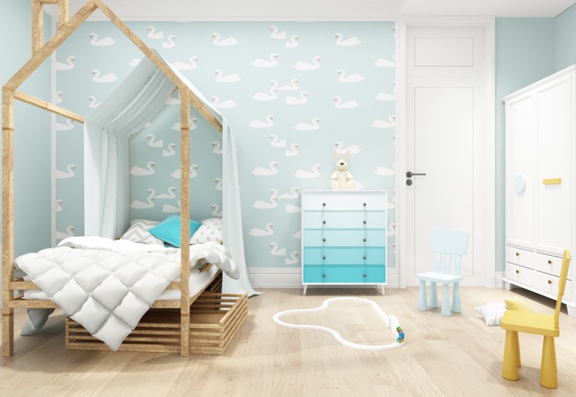 北欧风格儿童卧室设计图片