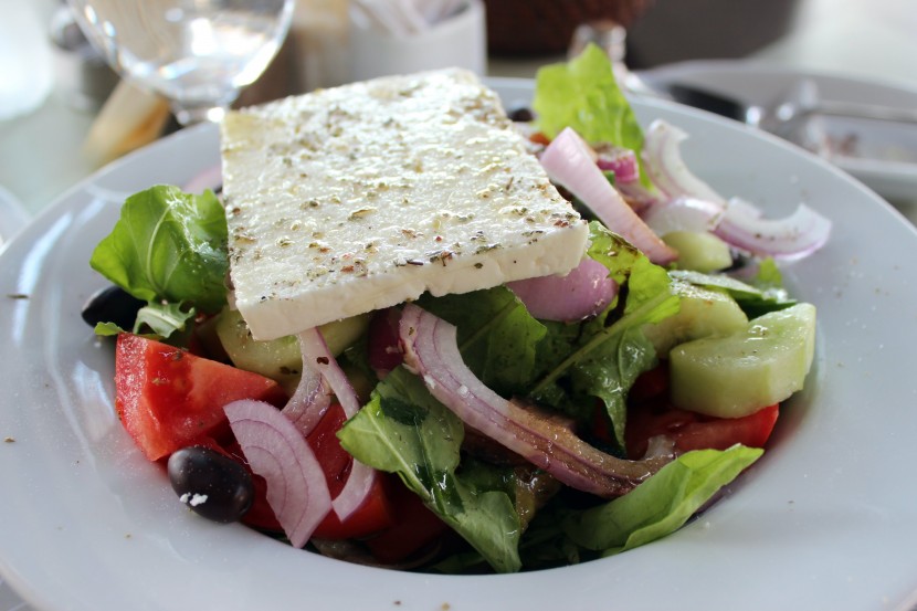爽口美味的希腊沙拉图片