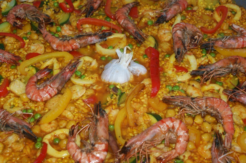 美味的西班牙海鲜饭图片