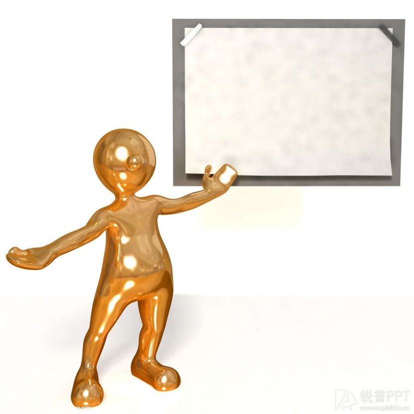 3D小人白板系列高清图片