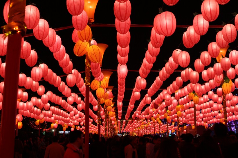 中国传统喜庆的灯笼图片