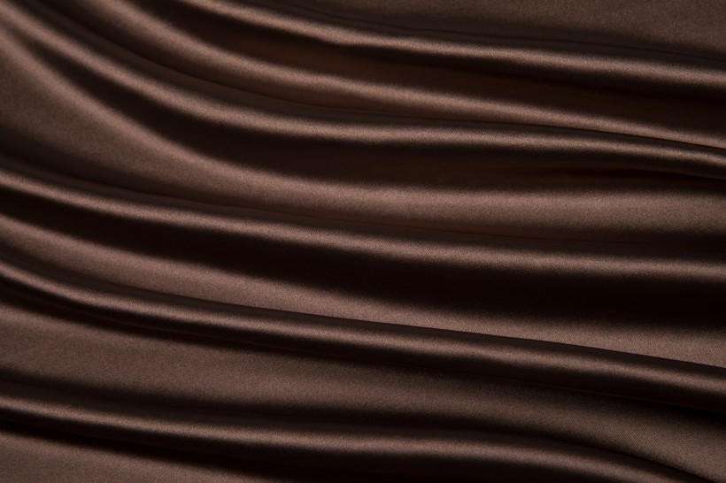 咖啡色丝绸背景图片