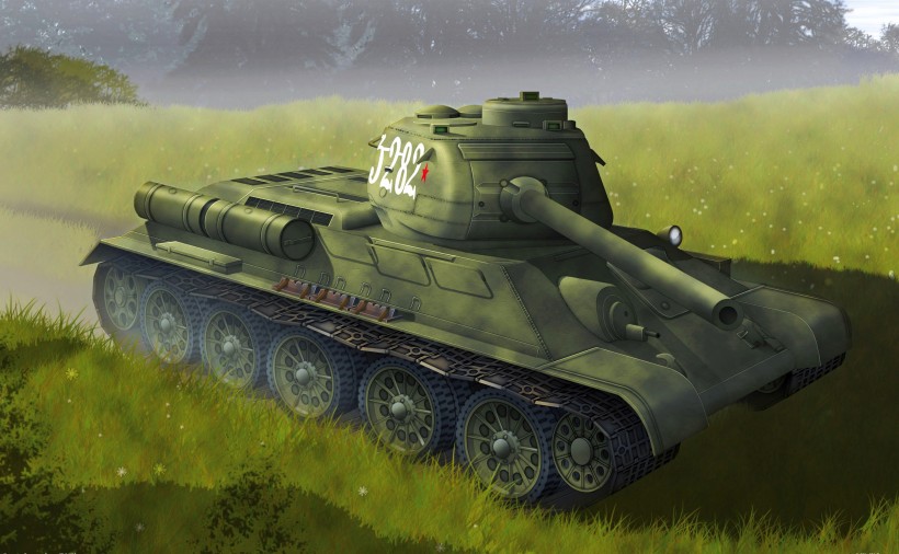 T-34-85中型坦克图片