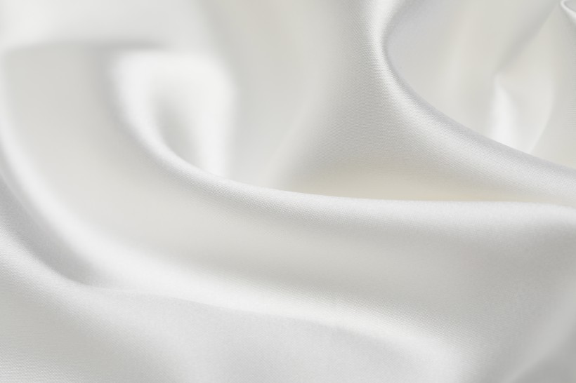 白色丝绸背景图片