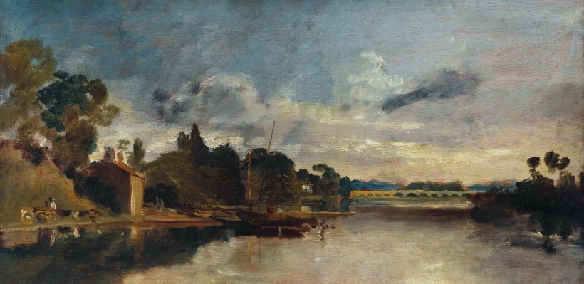 英国泰特美术馆河流风景画图片